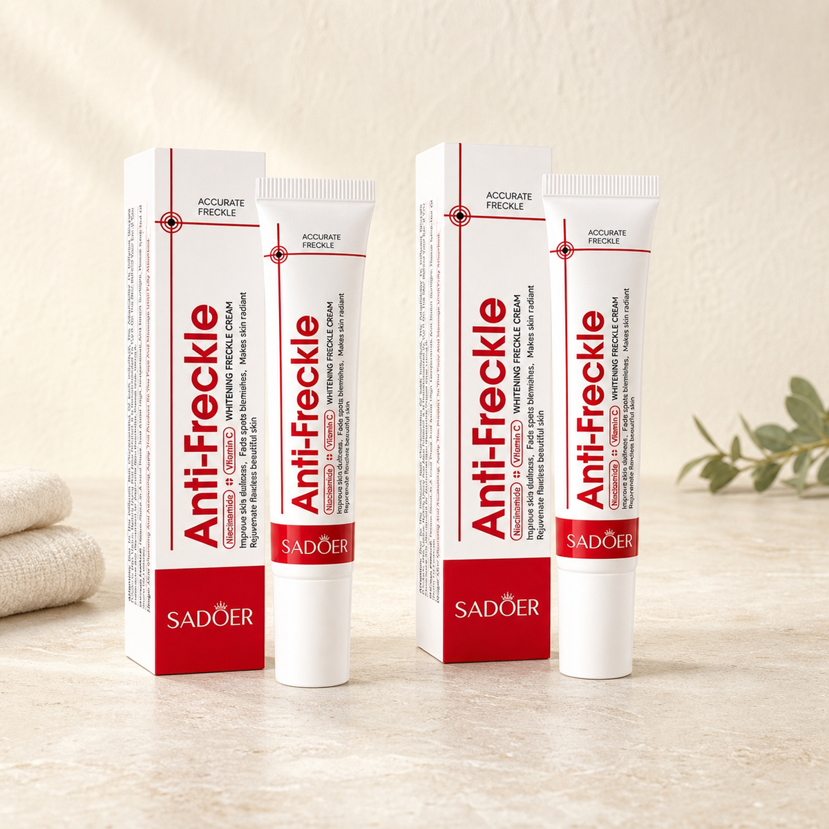 Pack 2 cremas faciales con niacinamida y ácido hialurónico, Almelí Wellness