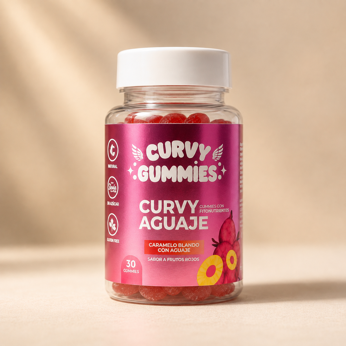 Curvy Gummies Aguaje - 30 Gomitas