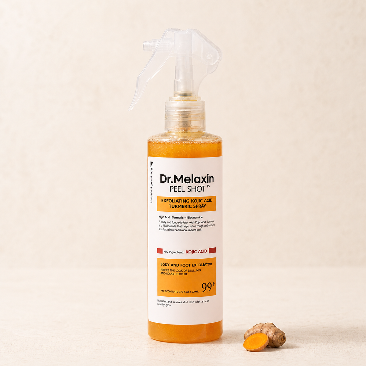 Dr. Melaxin, spray exfoliante corporal de 200 ml, Almelí Wellness