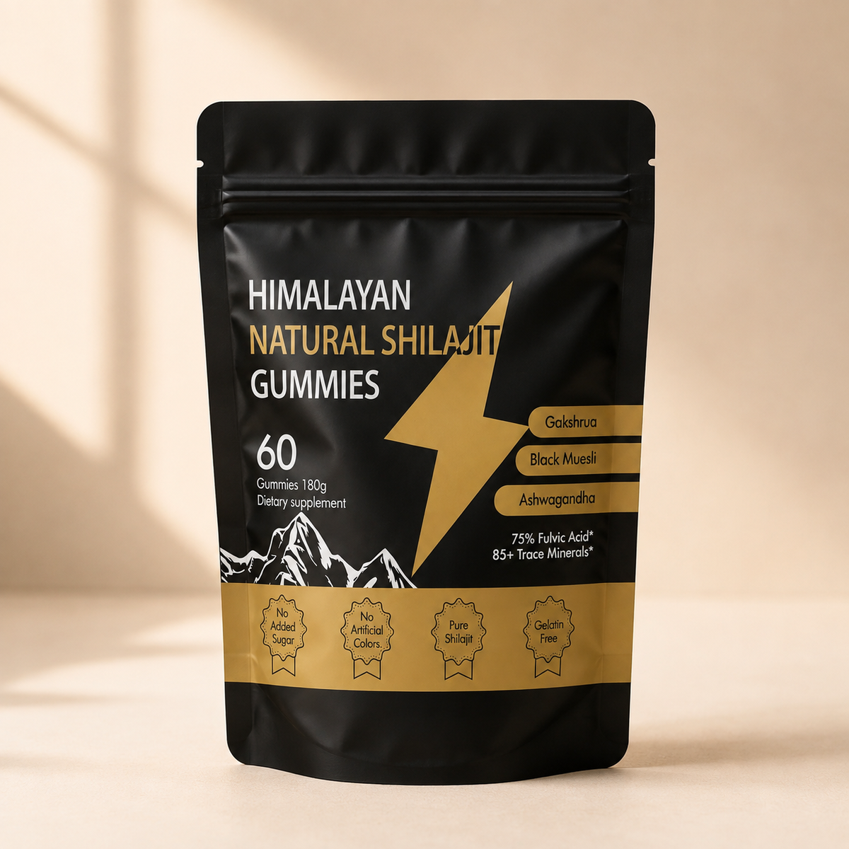 Gomitas de Shilajit del Himalaya - 60 Unidades