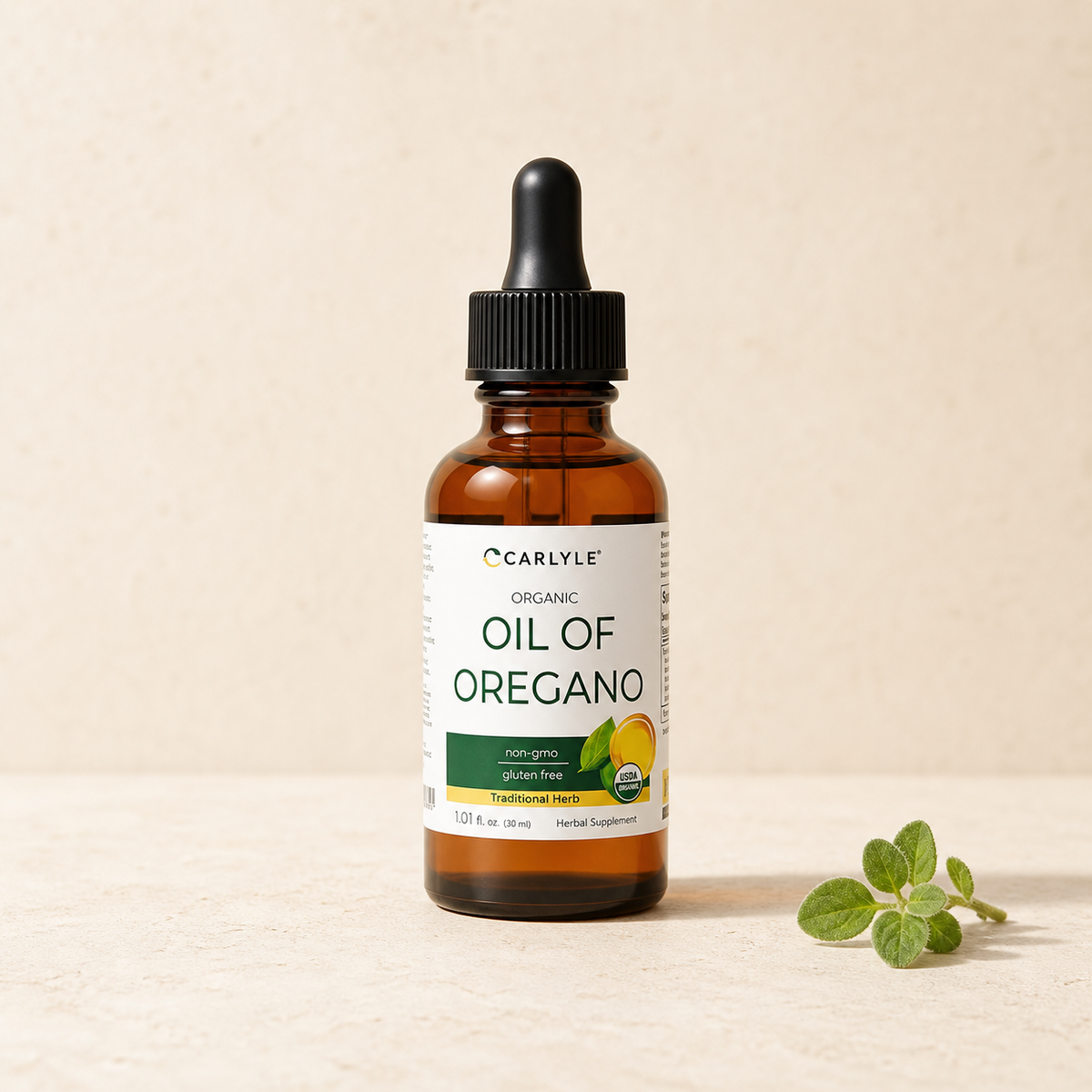 Aceite de orégano en gotas, con carvacrol y timol, Almelí Wellness