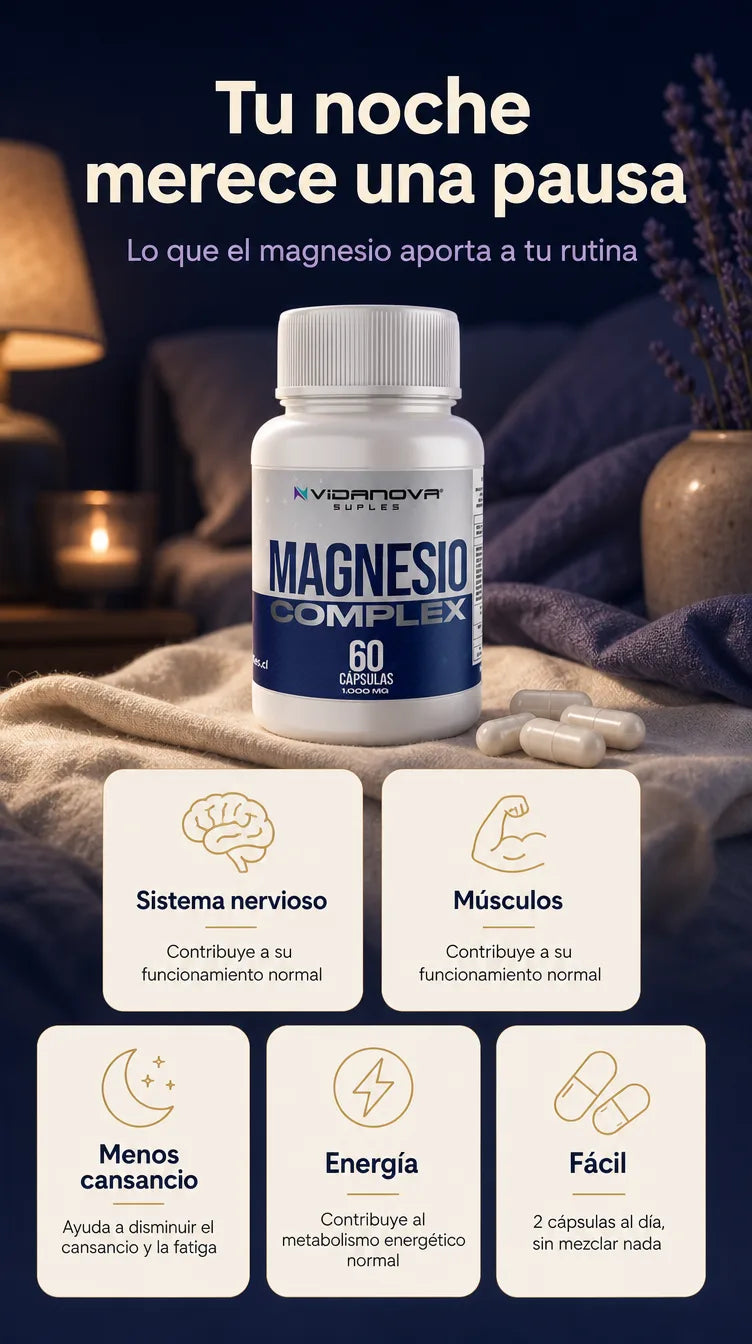 Magnesio Complex - beneficios