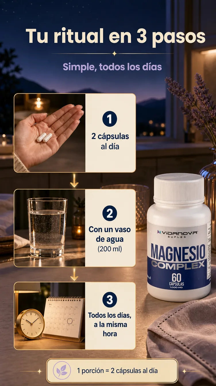 Magnesio Complex - como se toma